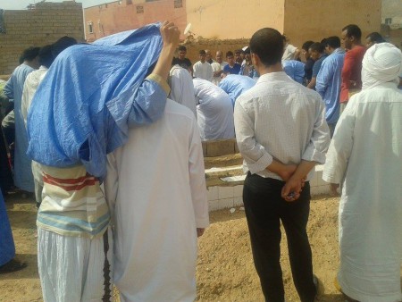 صورة دفن ام الزميل كريدش جمال 